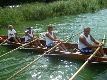 vor dem Anlegen in Jessern