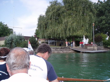 der Seeclub Arbon, vom Wasser aus gesehen