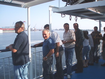 Ausfahrt auf die Ostsee vor Warnemünde